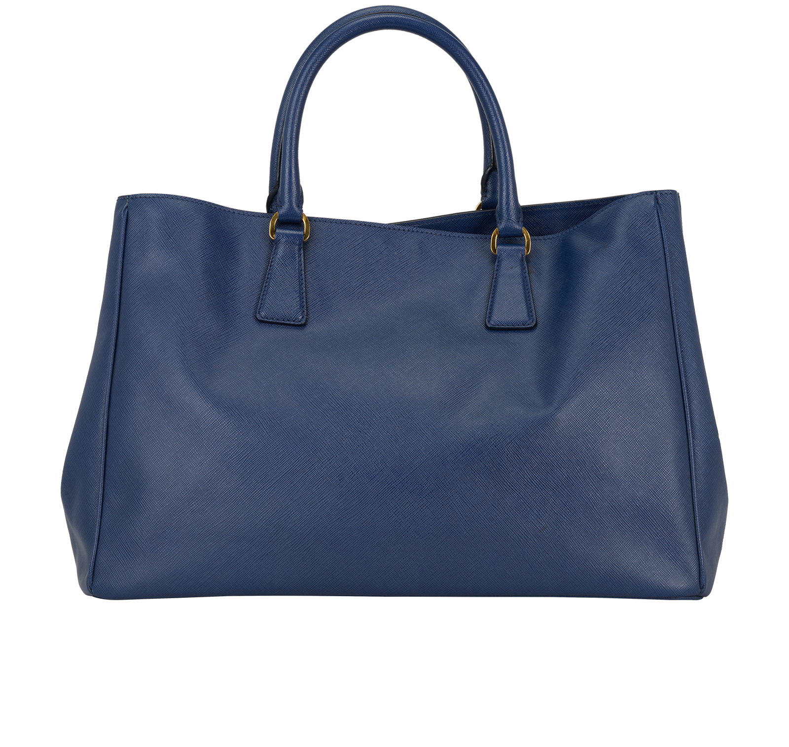 Large Galleria, &pound;495, Handbags, Blue, Leather, Back view